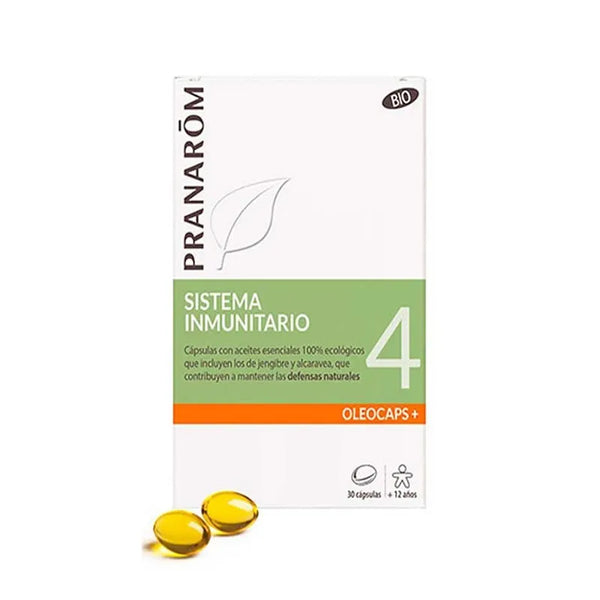 Pranarôm Oleocaps 4 Système Immunitaire 4 Bio 30 Gélules - Batty Beauty