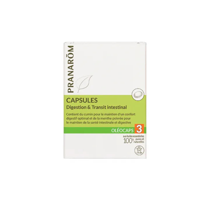 Pranarôm Pranarom Oleocaps 3 Digestion Transit 100 Caps