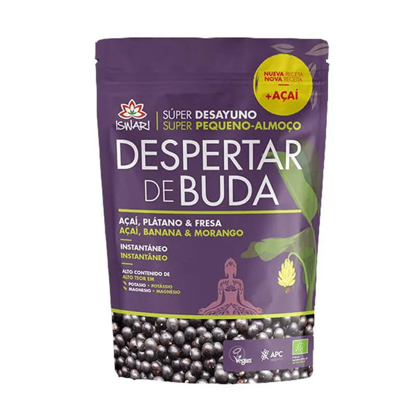 Iswari Super Desayuno Açai y Plátano Bio 360g - Batty Beauty