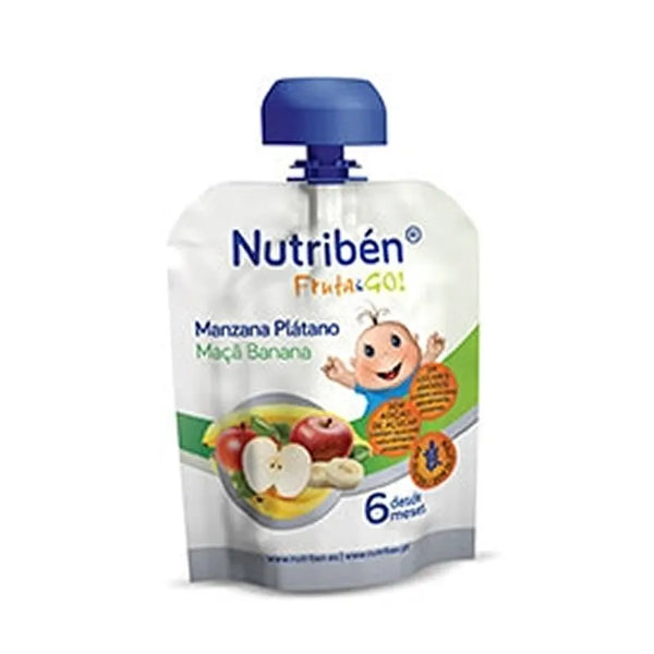 Nutriben Fruit & Go Pomme Et Banane 90g - Batty Beauty