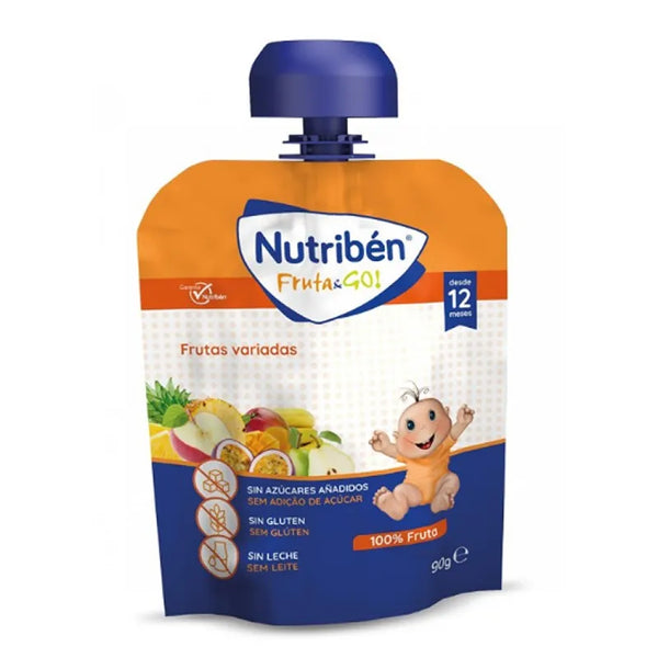 Nutriben Nutribén Fruit & Go Fruits Variés 90g - Batty Beauty