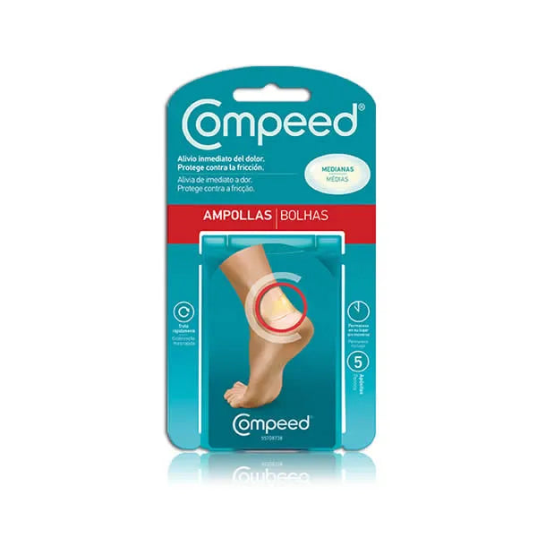 Compeed Pansement Ampoules Moyen Format 5 Unités - COMPEED