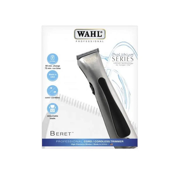 Wahl Lithium Ion Beret Professional Cord/Cordless Trimmer - Batty Beauty