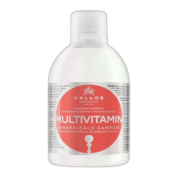 Kallos Cosmetics Kallos Multi-Vitamin Champu Energizante 1000ml - Batty Beauty