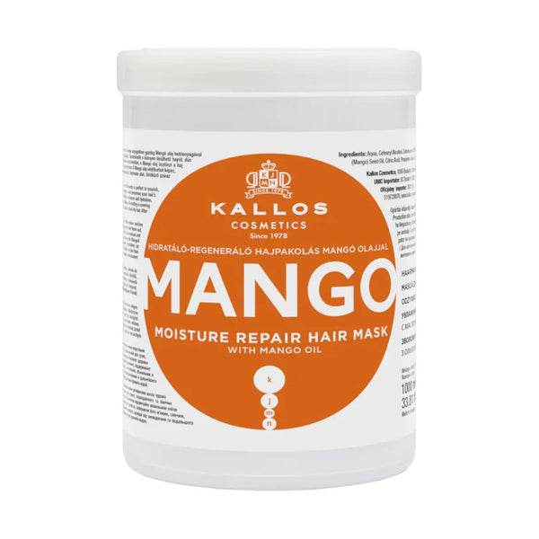 Kallos Cosmetics Kallos Mango Mascarilla Capilar Reparadora 1000ml - Batty Beauty
