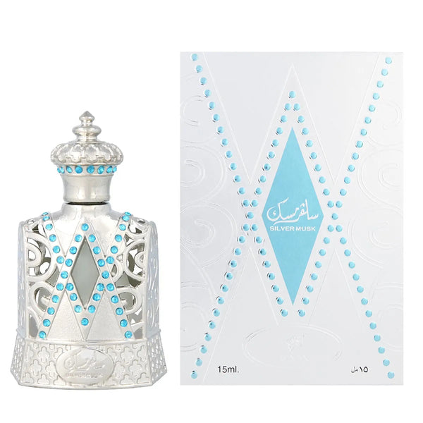 Afnan Silver Musk Perfume 15ml - Batty Beauty