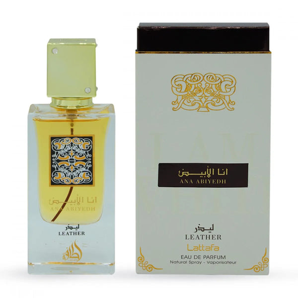 Lattafa Ana Abiyedh Leather Eau De Parfum 60ml - Batty Beauty