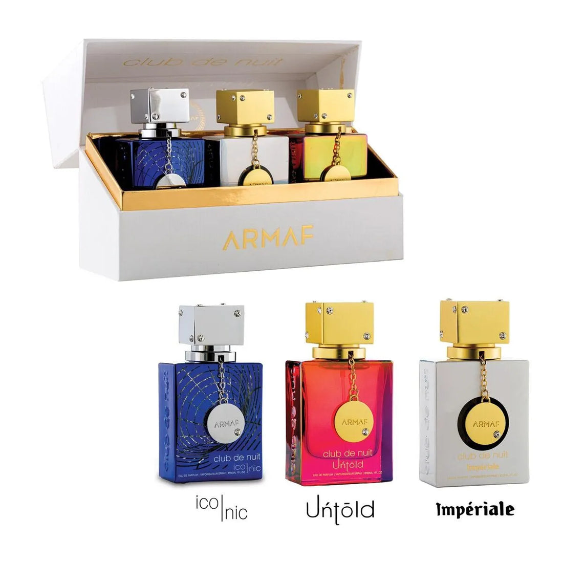 Armaf Club De Nuit Eau De Parfum Iconic Untold Eau De Parfum 3 Imperiale Eau De Parfum 3