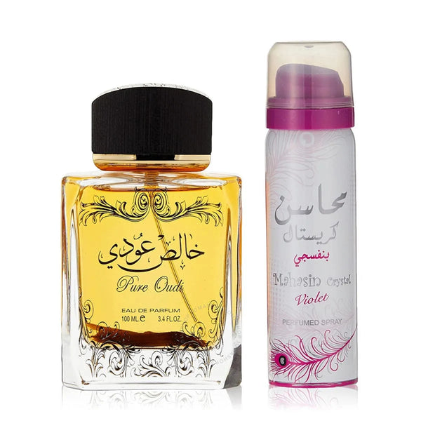 Lattafa Pure Oudi Eau De Parfum Desodorante 50ml - Batty Beauty