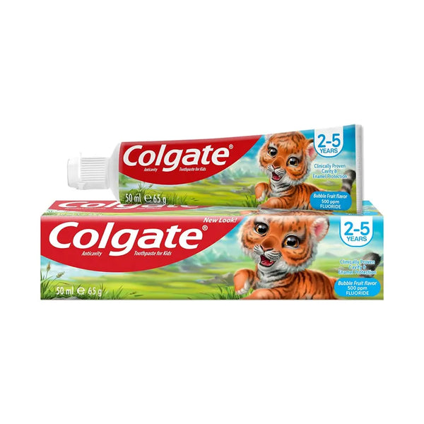 Colgate Toothpaste Bubble Fruit Kids 2-5 Years 50ml - Batty Beauty