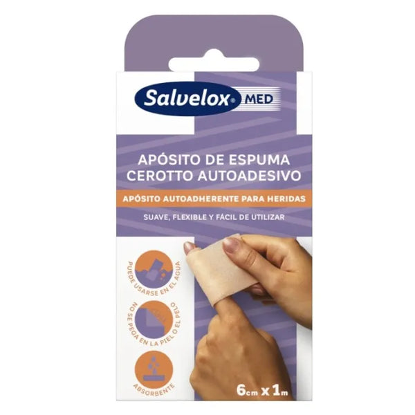 Salvelox Pansement En Mousse 6cm x 1m - Batty Beauty