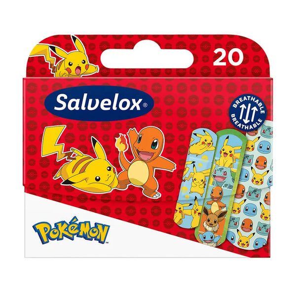 Salvelox Pokémon Pansements Souples 20 Unités - Batty Beauty