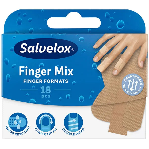 Salvelox Finger Mix Pansement Pour Les Doigts 18 Unités - SALVELOX