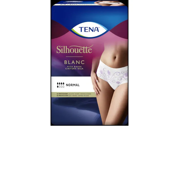 Tena Silhouette Normal Taille M Blanc 12 Uds.