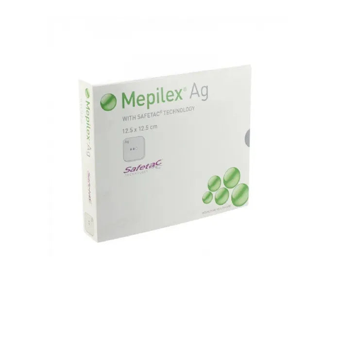 Safetac Mepilex Ag 12,50 X 12,50 Cm 5 Uds