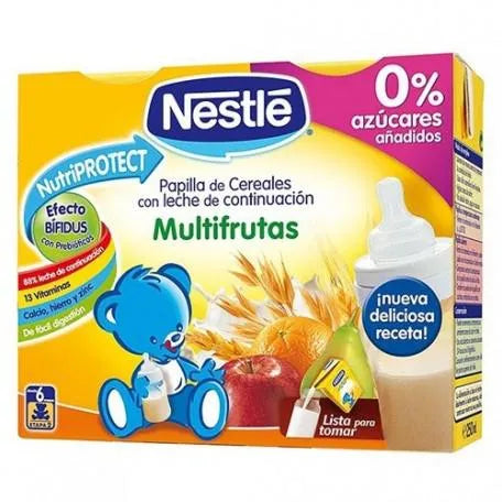 Nestle Nestlé Lait et Céréales Multifrutas 2x250ml - Batty Beauty
