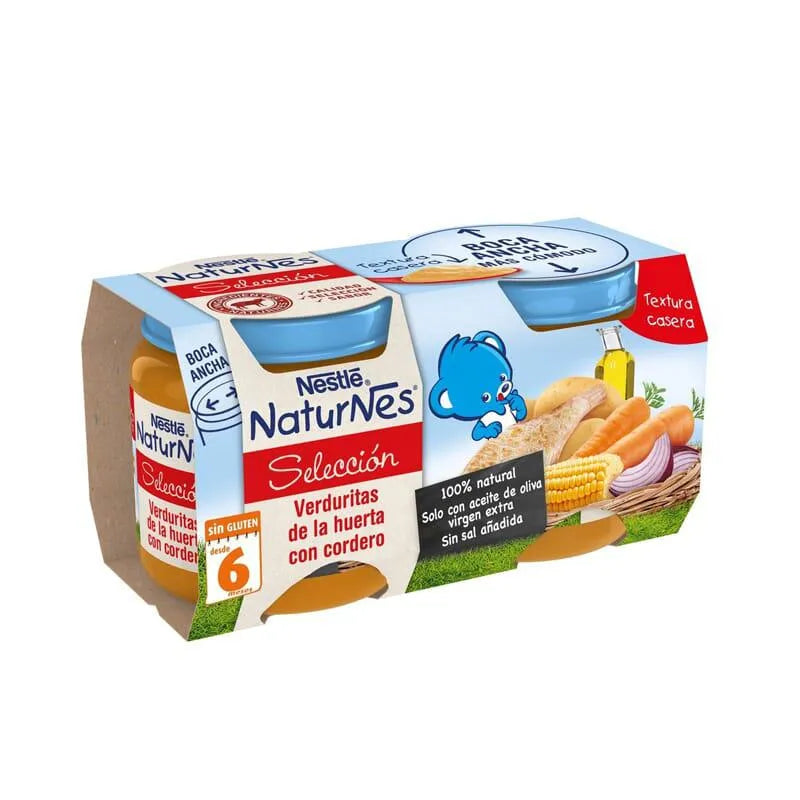 Nestle Naturnes Selección Potito Verduritas Con Cordero 2 Ud