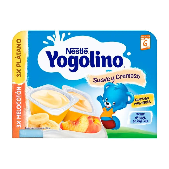 Nestle Nestlé Yogolino Banane et Pêche