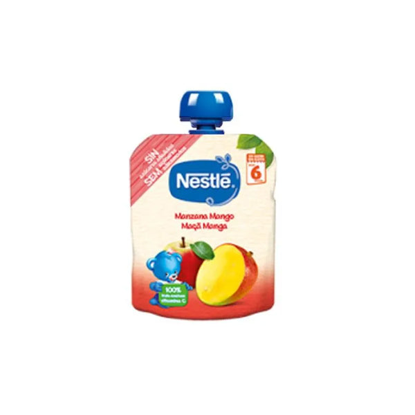 Nestle Nestlé Bolsita Manzana y Mango 6m 90g - Batty Beauty