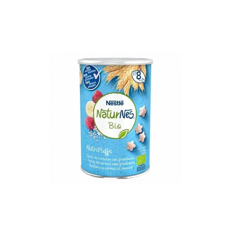 Nestle Nestlé Naturnes Bio Nutripuffs Snack Cereales Con Frambuesa