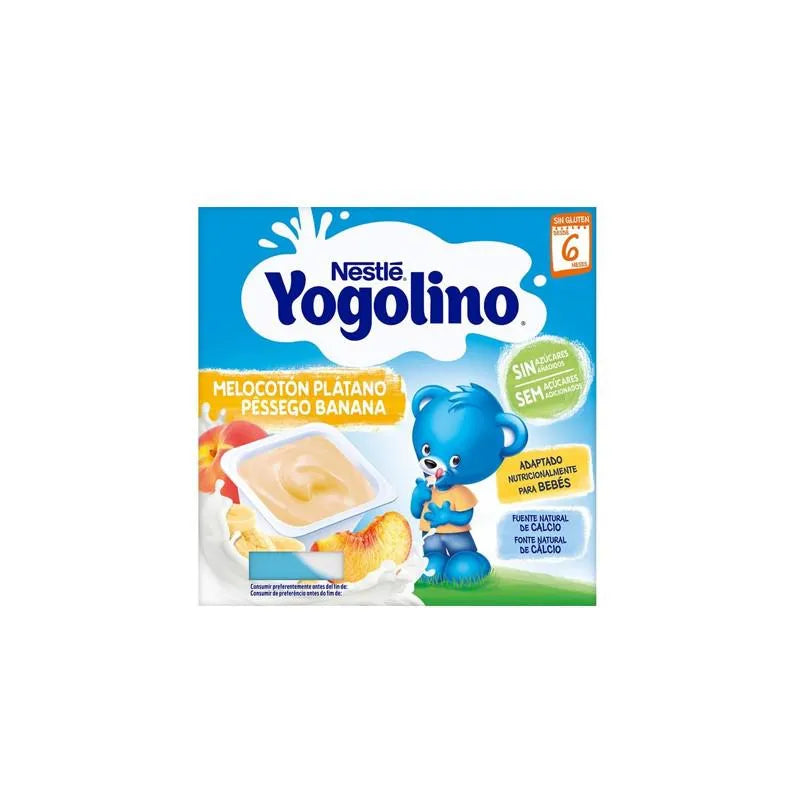 Nestle Nestlé Yogolino Melocotón y Plátano 6m