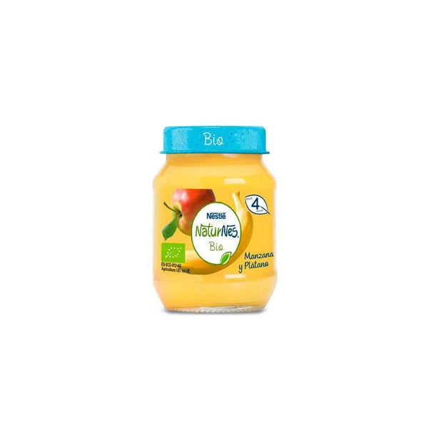 Nestle Naturnes Bio Tarrito Manzana y Platano 4m 190g - Batty Beauty