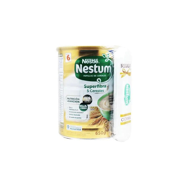 Nestle Nestlé Nestum Superfibra 5 Cereales Regalo Cuchara 650g - Batty Beauty