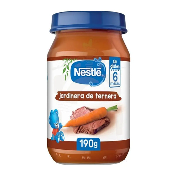 Nestle Nestlé Petit Pot Jardinière de Bœuf Sans Gluten dès 6 Mois 190g - Batty Beauty