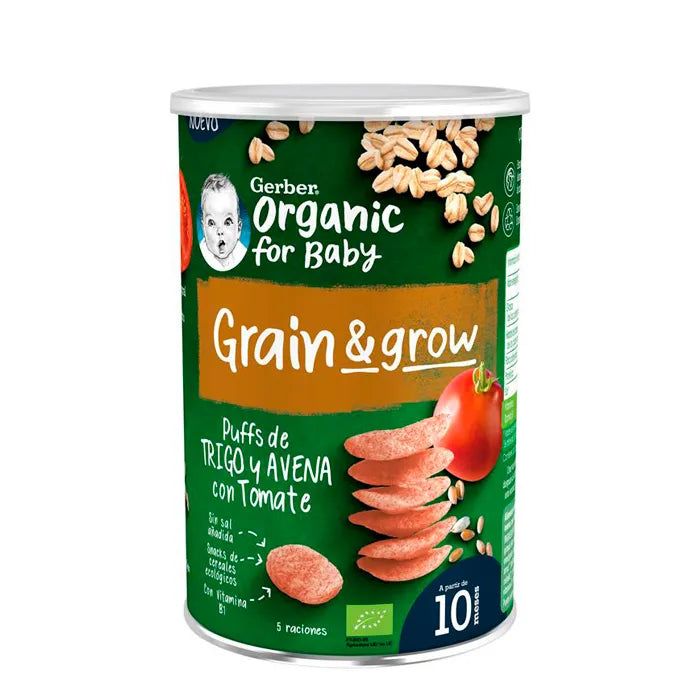 Gerber Snack Organic Céréales et Tomate