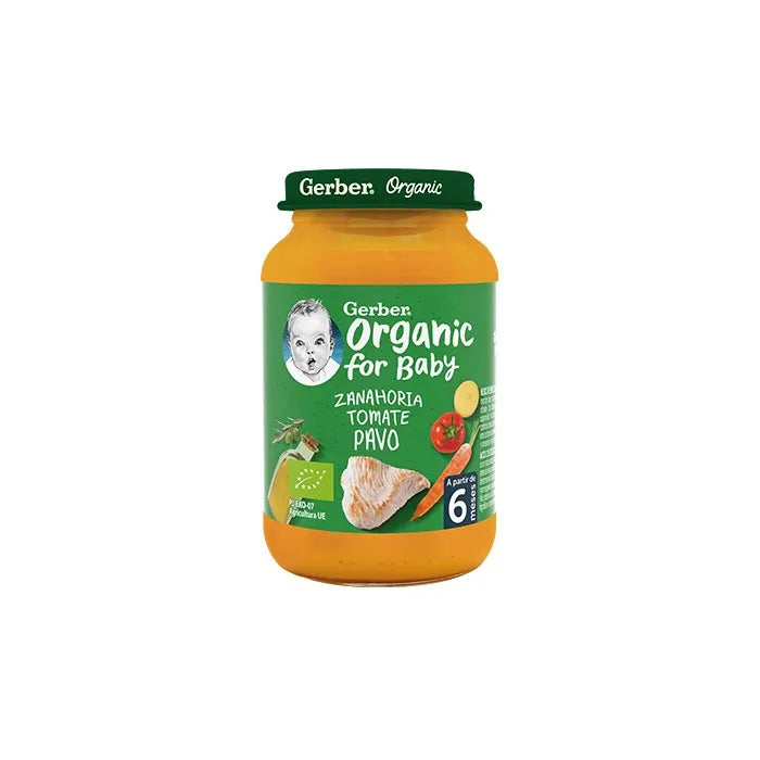 Gerber Organic Carotte Tomate Dinde 1U
