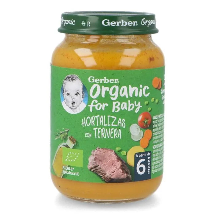 Gerber Organic Légumes Veau 1U