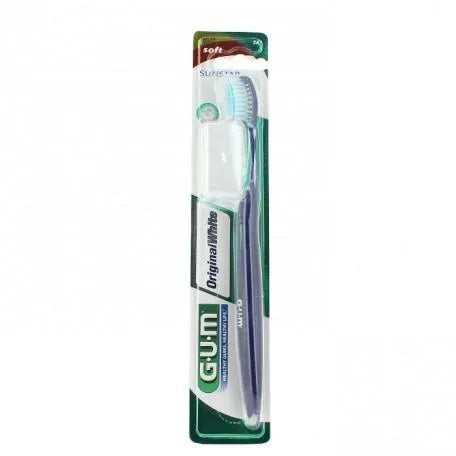 Gum Original White Brosse À Dents Souple Compacte 1 Unité - Batty Beauty