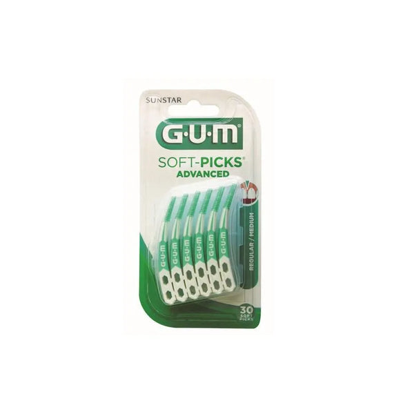 Gum Soft Picks Advanced Regular 30 Unités - GUM