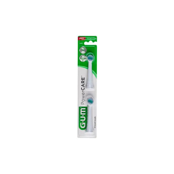 Gum Sunstar Gum Gomme Soins Énergétiques Pièce De Rechange Brosse Électrique 2 Unités - Batty Beauty