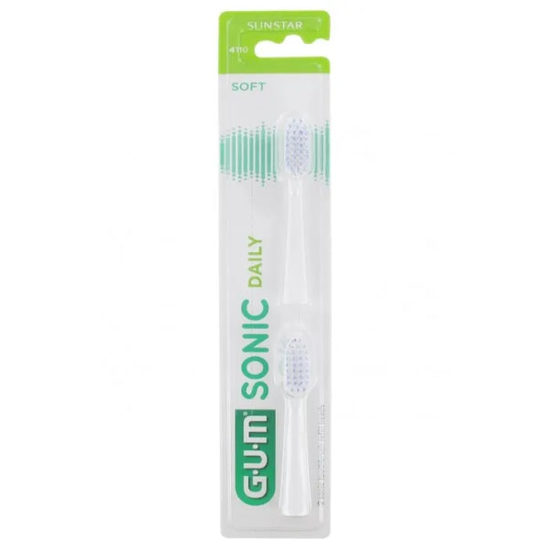 Gum Sonic Daily Refills White Brush 2U - Batty Beauty