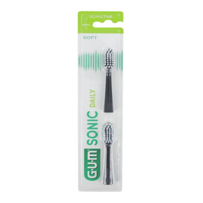 Gum Sonic Recharges quotidiennes Brosse noire 2U