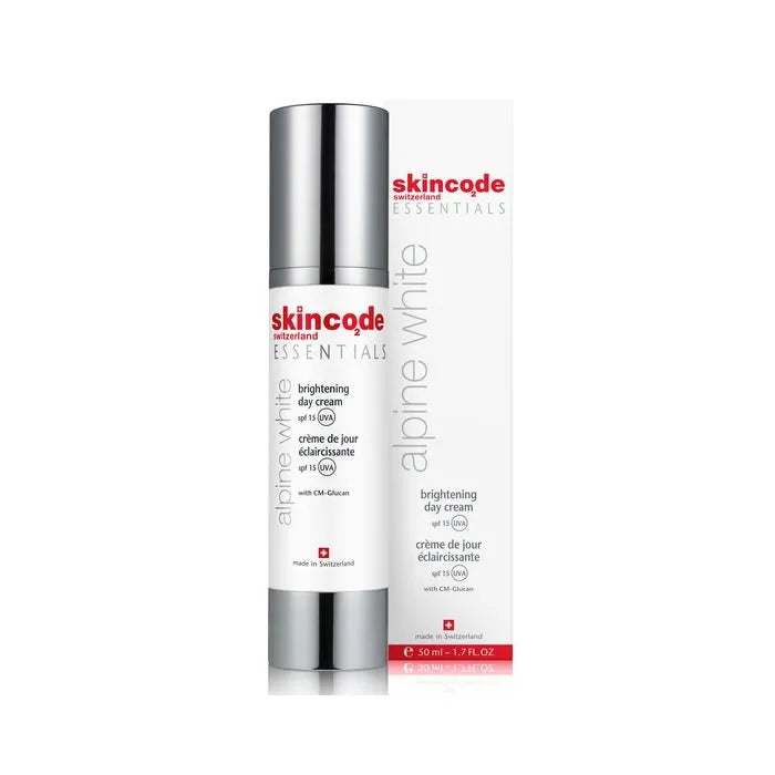 Skincode Essentials Alpine White Crème De Jour Éclaircissante Spf15