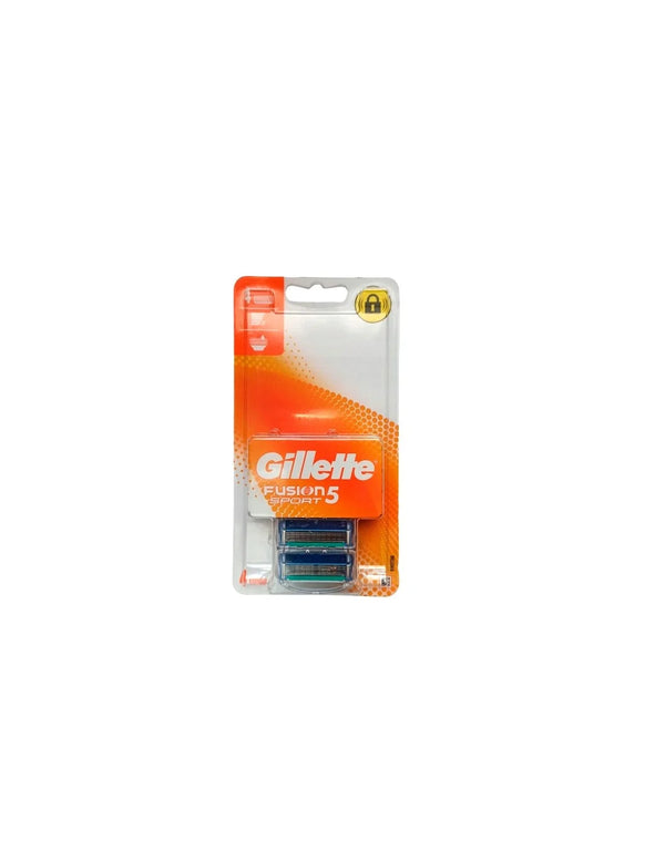 Gillette Fusion 5 Sport Cargador 4 Unidades - Batty Beauty