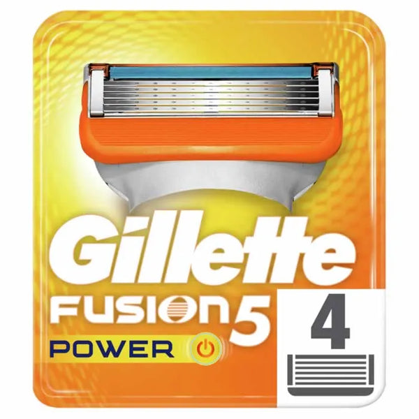 Gillette Fusion Power Recharge 4 Unités - GILLETTE