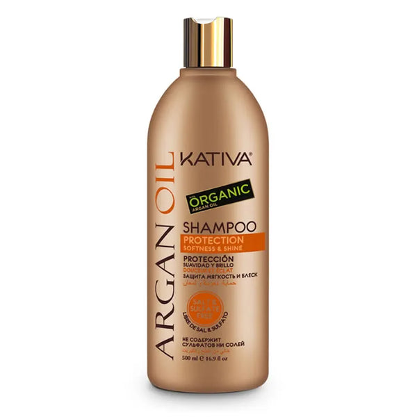 Kativa Argan Oil Shampoo Protection Softness & Shine 500ml - KATIVA
