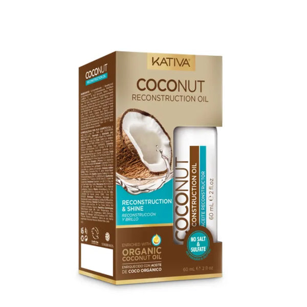 Kativa Coconut Reconstruction Oil 60ml - Batty Beauty