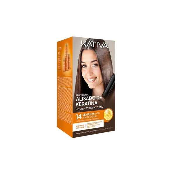 Kativa Profesional Alisado Brasileño Keratina Estuche 4 Piezas - Batty Beauty