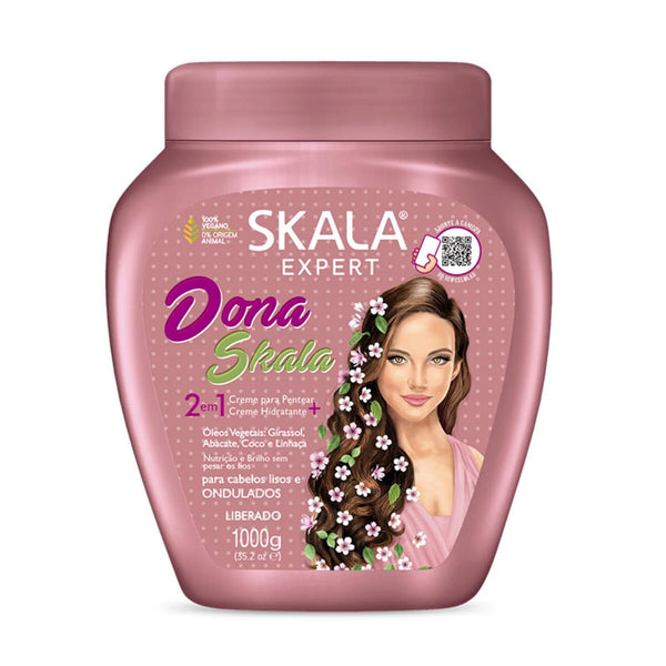 Skala Dona Skala 2in1 Crema Hidratante Cabellos Lisos 1000g - Batty Beauty