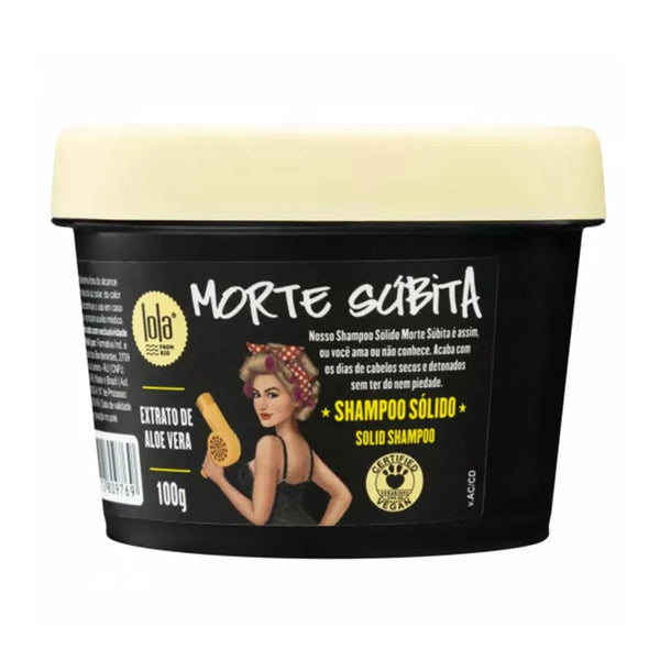 Lola Cosmetics Lola Morte Subita Champu Solido Aloe Vera 100g - Batty Beauty