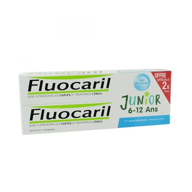 Fluocaril Junior 6-12 Años Pasta Dentífrica 2 Ud De