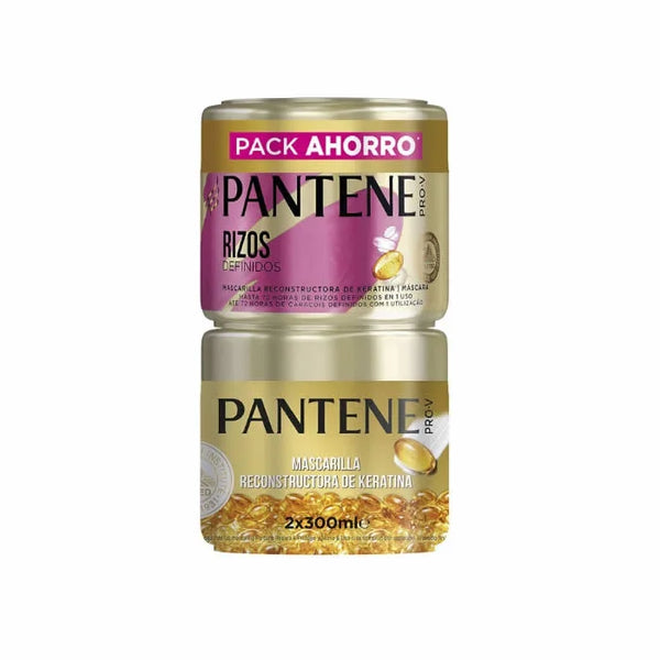 Pantene Keratin Reconstructing Mask for Defined Curls 2x300ml - PANTENE
