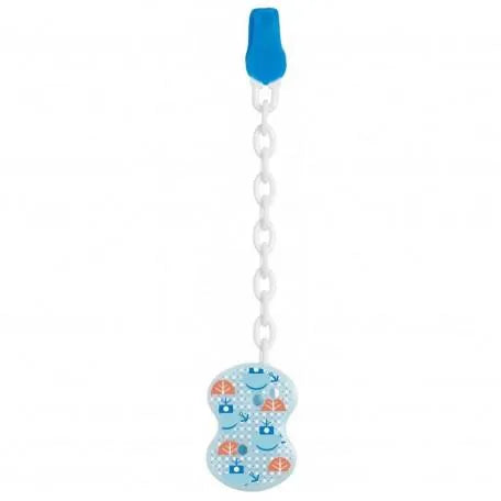 Chicco Porte-Sucette Chicco Clip Bleu