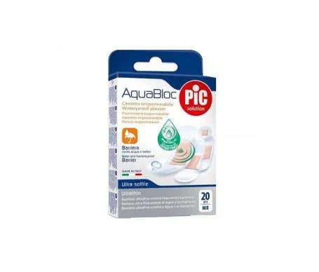 Pic Aquabloc Avec Bactéricide Pansement Adhésif Rond 22,5 Mm 2 2 - Batty Beauty