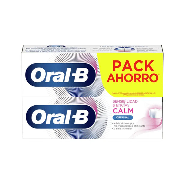 Oral-B Pâte Sensibilité & Gencives Calme Original 2x75ml - Batty Beauty