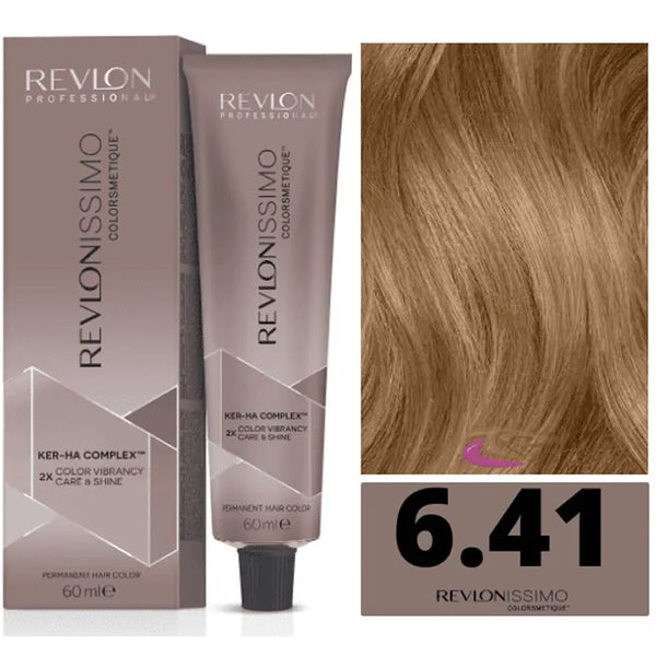 Revlon Revlonissimo Colorsmetique 66,60 Dark Blonde Ash Brown 60ml - Batty Beauty
